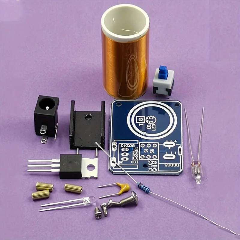 Diy Lightsaber Electronics - Mini-Tesla-Spulen-Kit, BD243, DIY-Elektronikprojekt, Handlötübung, keine Batterie