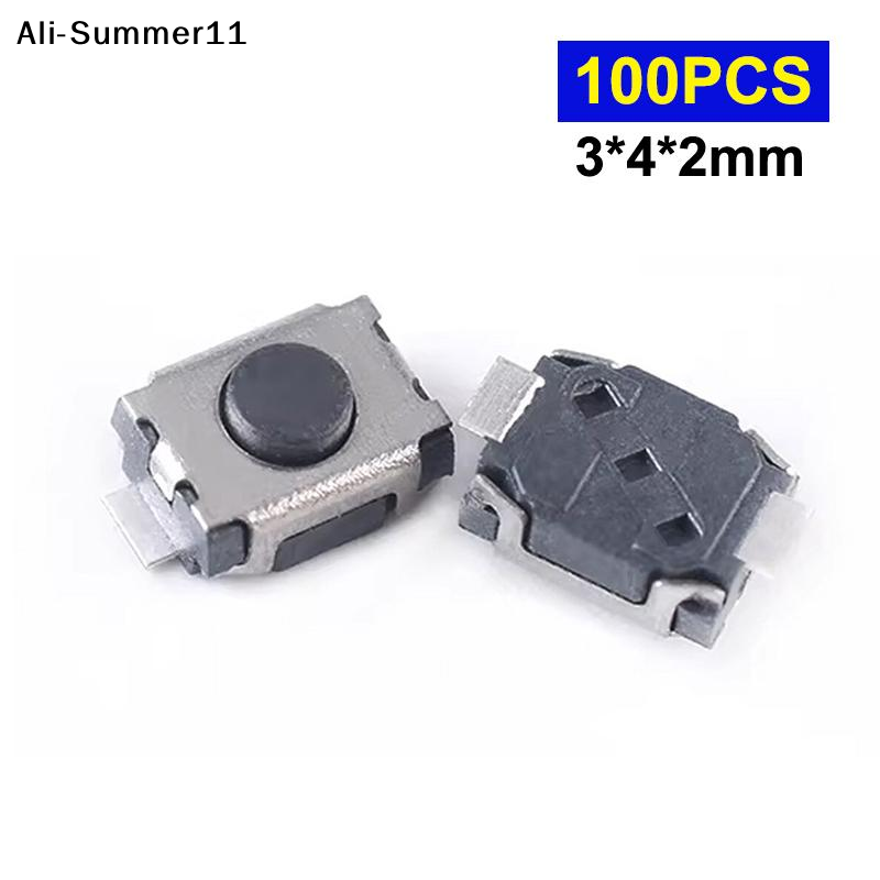 Push Button Tactile - 【Mm】100 Stück 3*4*2MM Mikroschalter-Tasten für C1