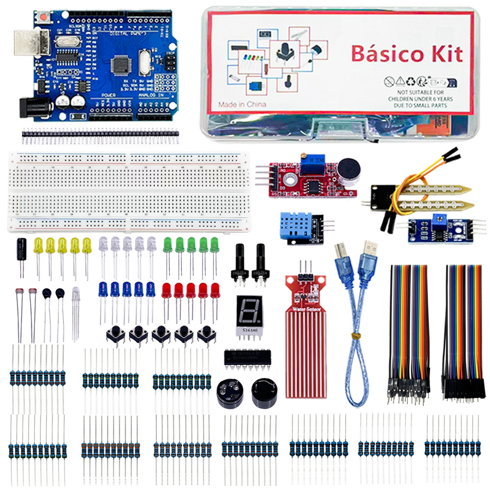 Arduino Uno Starter Kit - Elecrtonics Fun Basico Kit für Arduino