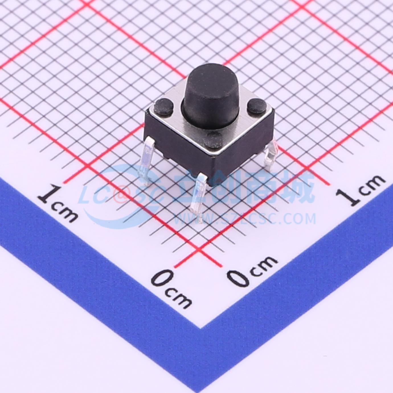 Push Button Tactile - 302 Stück TS-1095-A5B2-D1 -4P 6x6mm SPST