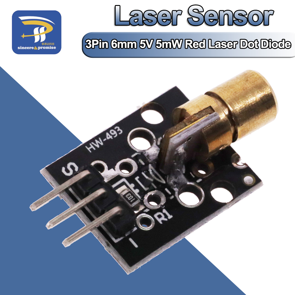 Diy Lightsaber Electronics - KY-008 650 nm Lasersensormodul 3Pin 6