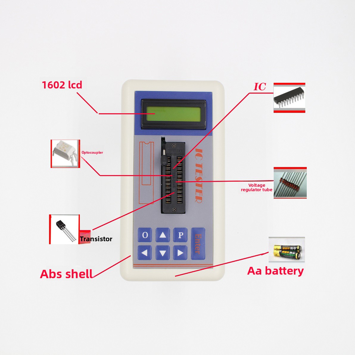 TSH-06F IC-Transistortester fü – Diy Electronics Lab Equipment Bewertung und Preis