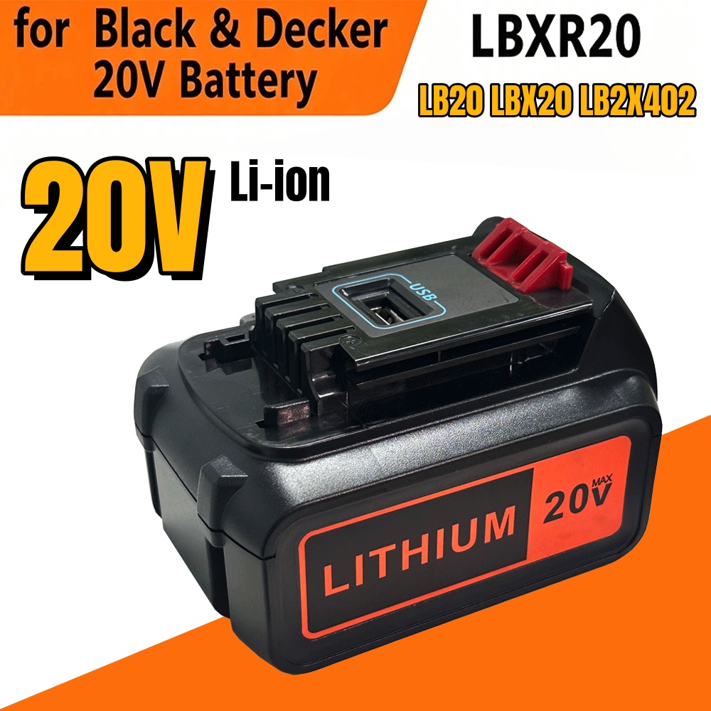 ?️   20V 8Ah LBX20 Ersatz für  – Black+Decker Tool 20V Max Bewertung und Preis