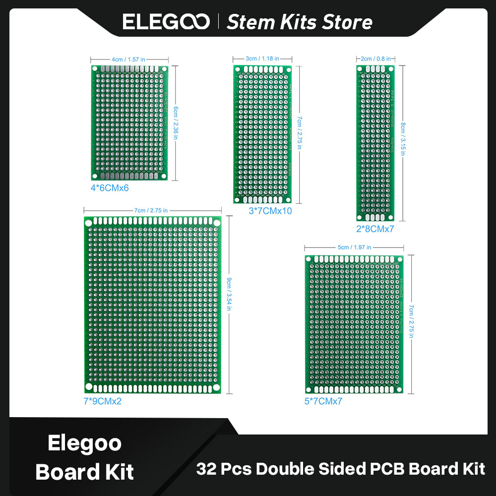 ELEGOO 32-teiliges Doppelseiti – Pcb Etching Kit Bewertung und Preis