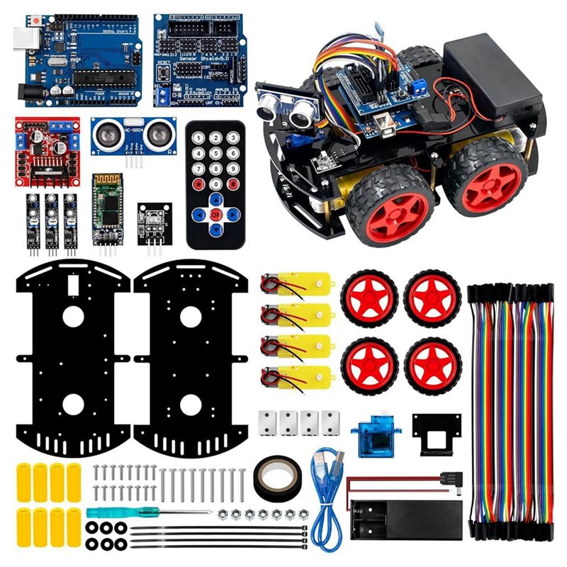 WOWFU-4WD Smart Roboter-Auto-B – Arduino Uno Starter Kit Bewertung und Preis