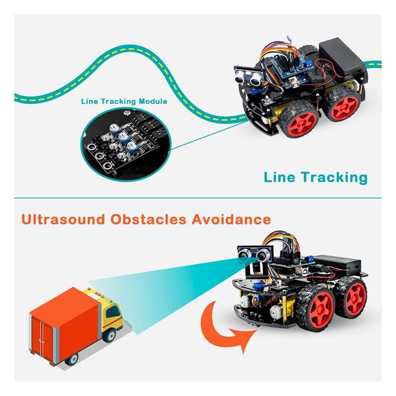 WOWFU-4WD Smart Roboter-Auto-B – Arduino Uno Starter Kit Bewertung und Preis